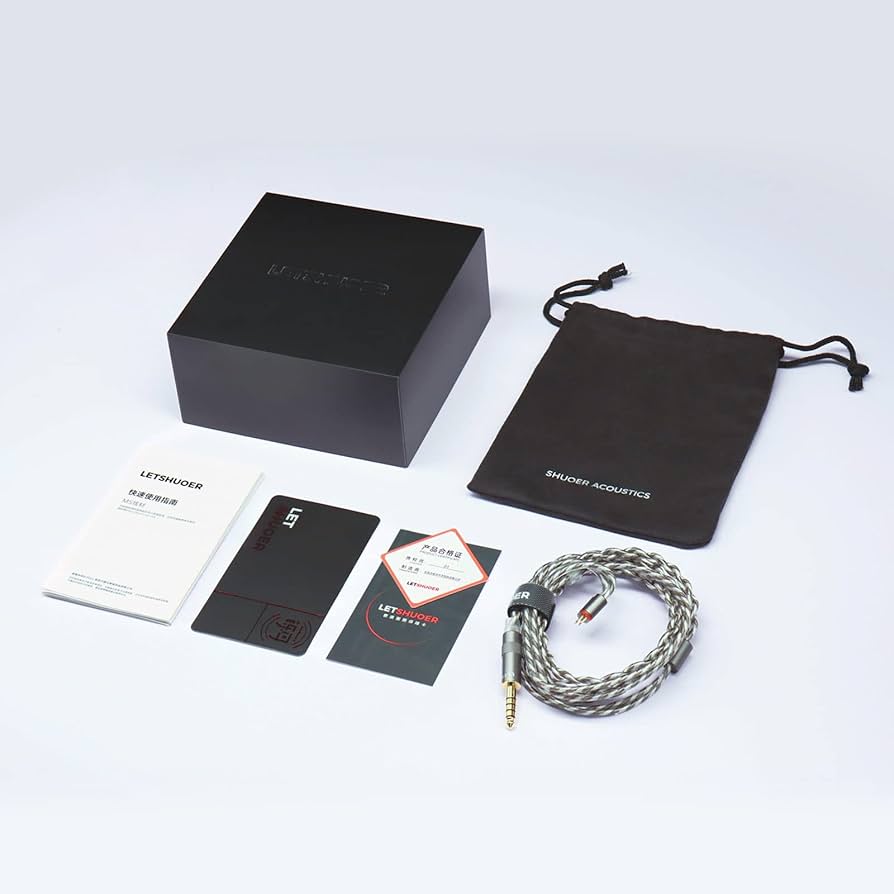 Amazon | LETSHUOER M5 イヤホンケーブル 392撚り単結晶銅銀